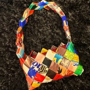 Candy wrapper handbag